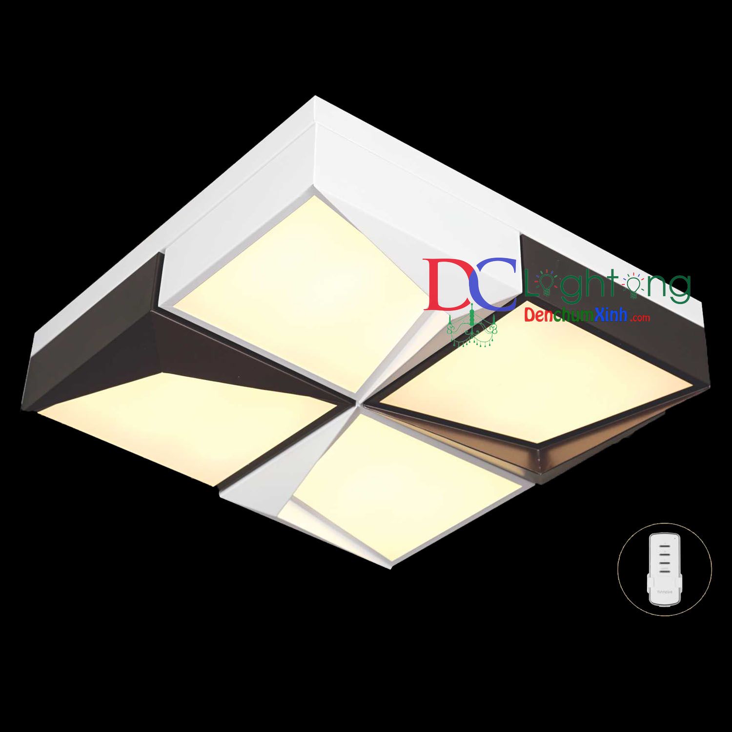 Đèn ốp trần LED cao cấp DCX042 ( Rộng 48cm )