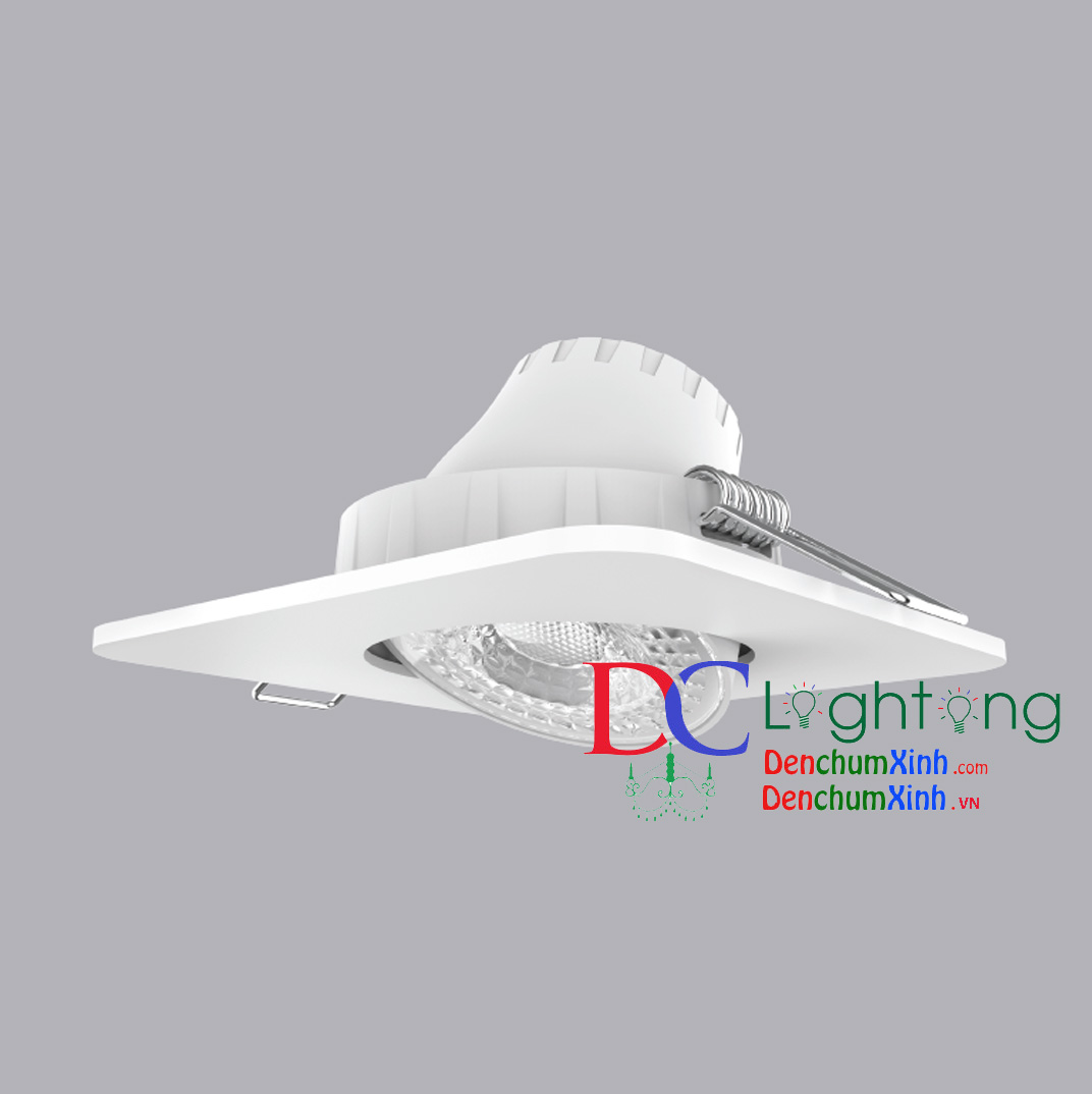 ĐÈN DOWNLIGHT ĐIỀU CHỈNH GÓC MẶT VUÔNG MPE 3W  LẮP PHÒNG MAKEUP