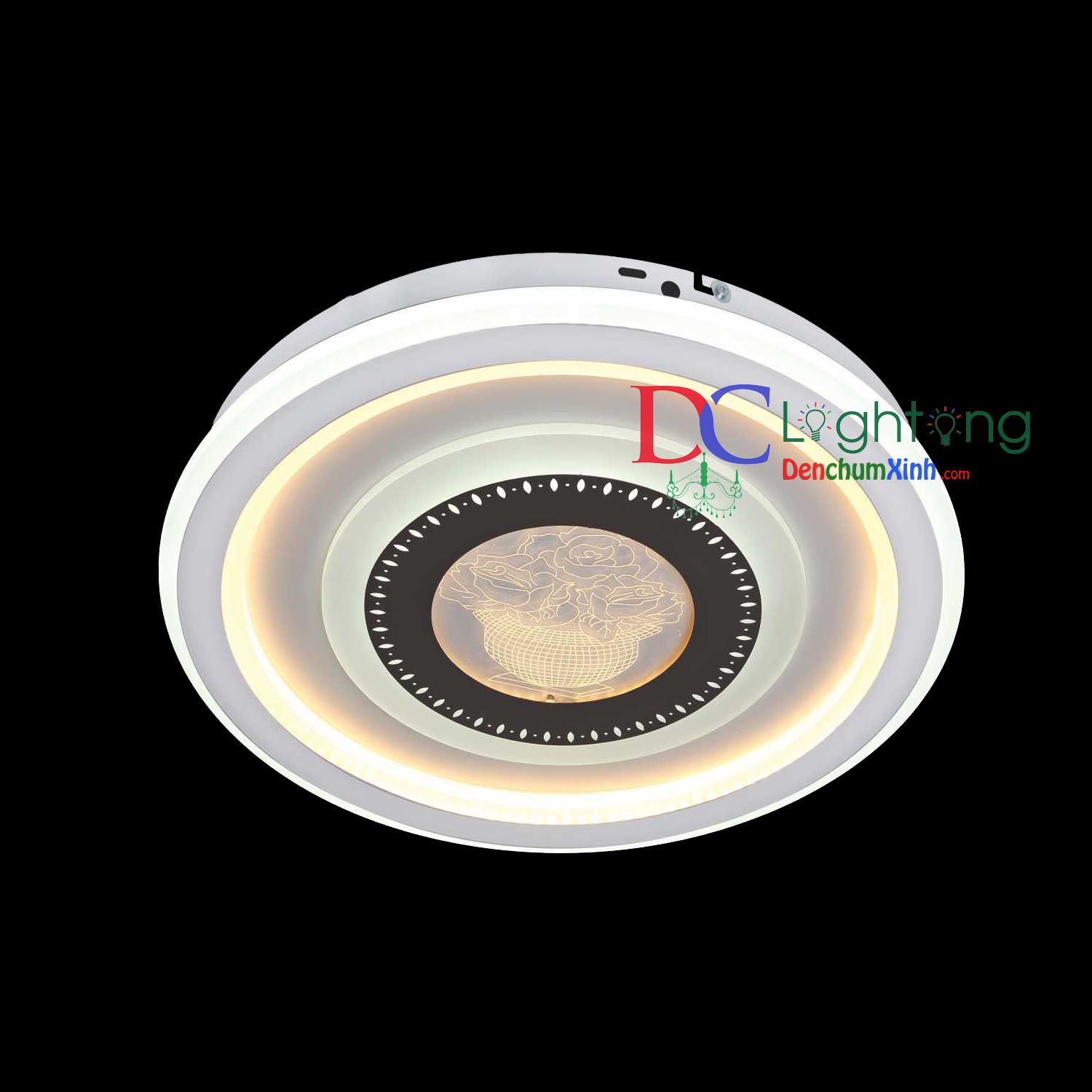 Đèn mâm ốp trần DCX2312 ( Rộng 48cm )
