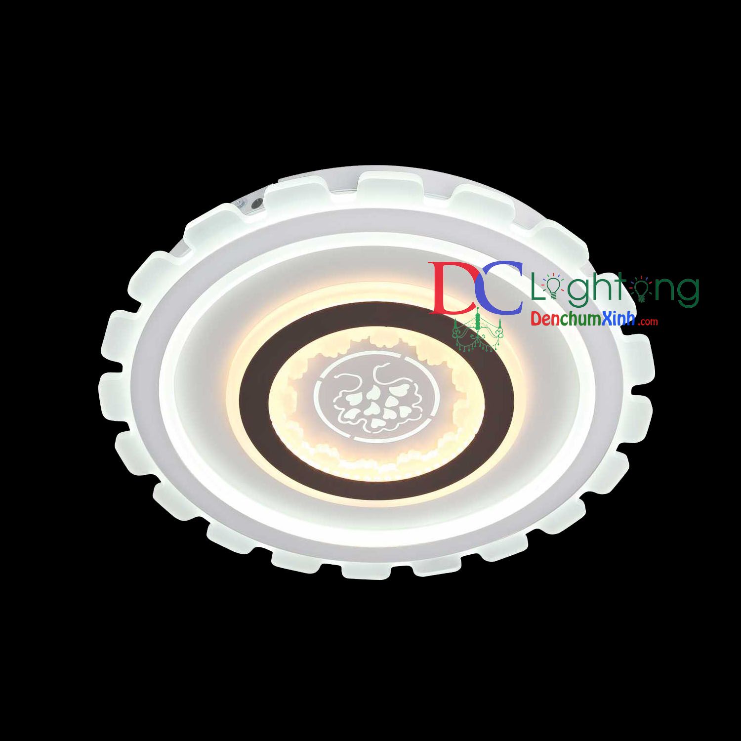Đèn mâm ốp trần DCX2314 ( Rộng 48cm )