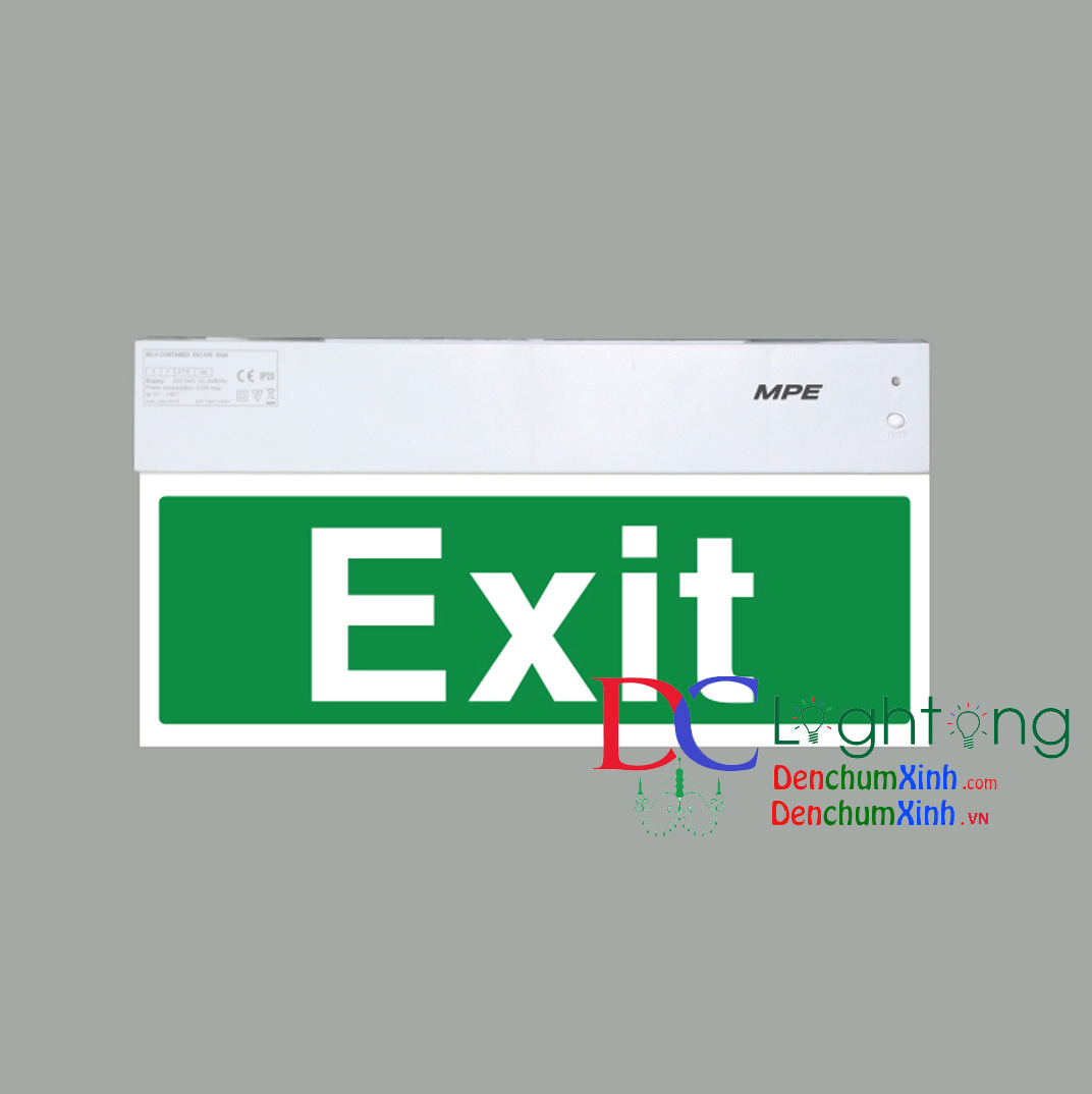 Đèn báo Exit đa năng  MPE - EX/M lắp chung cư