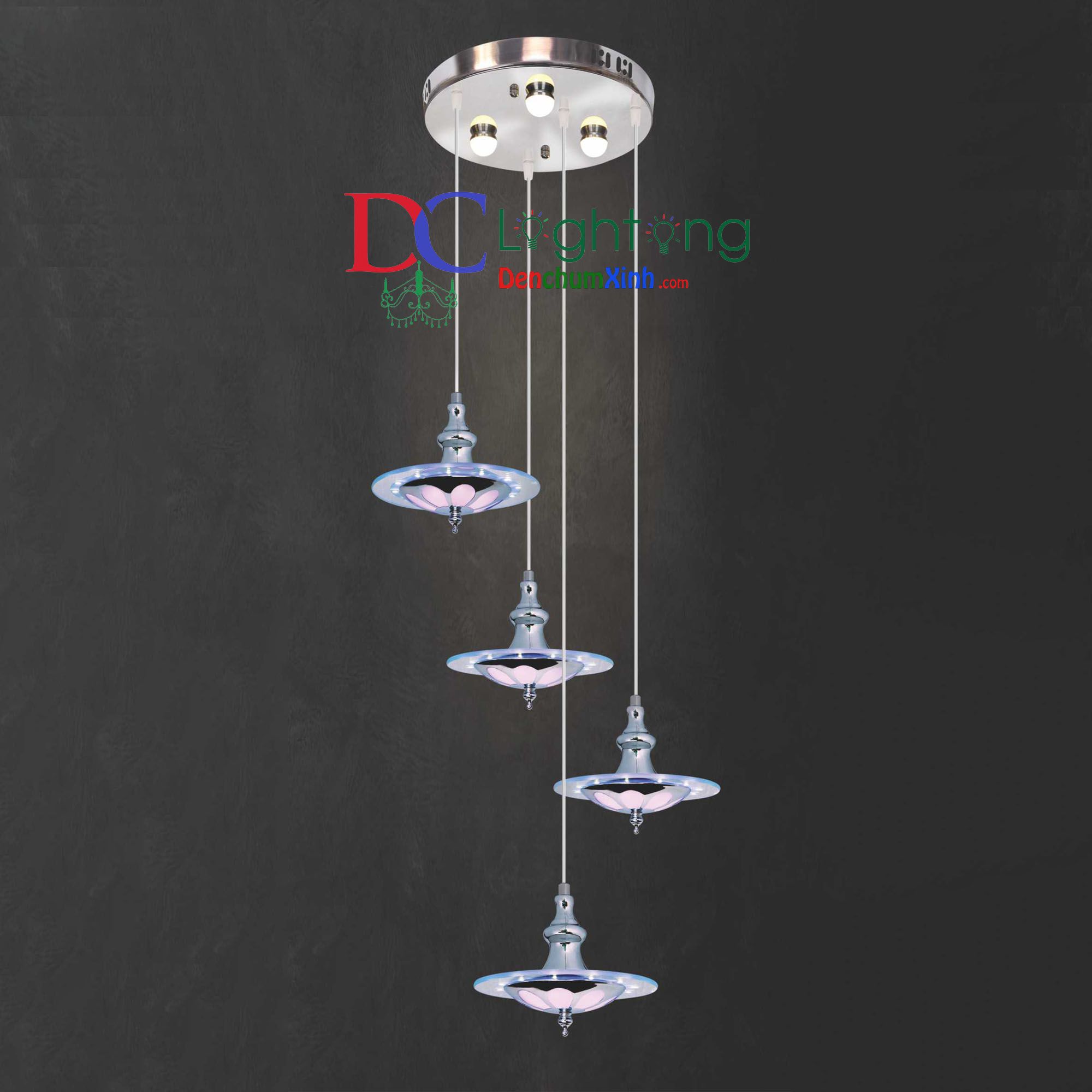 Đèn Thả LED Phòng Ăn DCX310/4 ( Rộng 30cm )