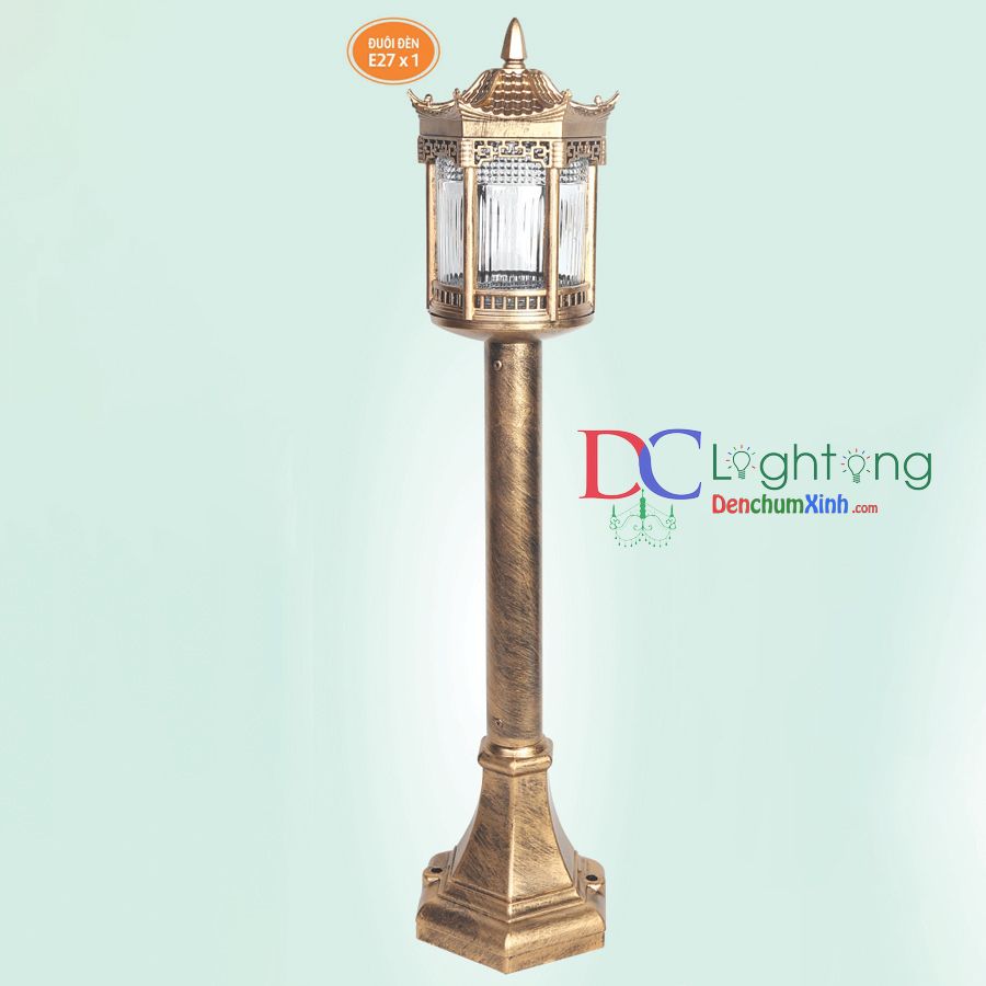 Đèn Trụ Ngoài Trời DCX334C ( Rộng 18cm )