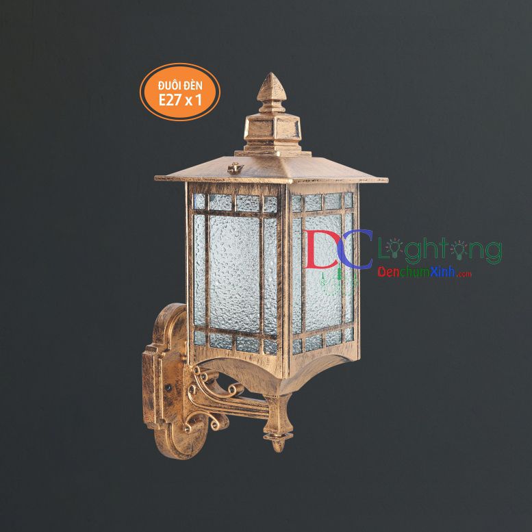 Đèn Vách Tường Ngoài Trời DCX336A ( Rộng 23cm )