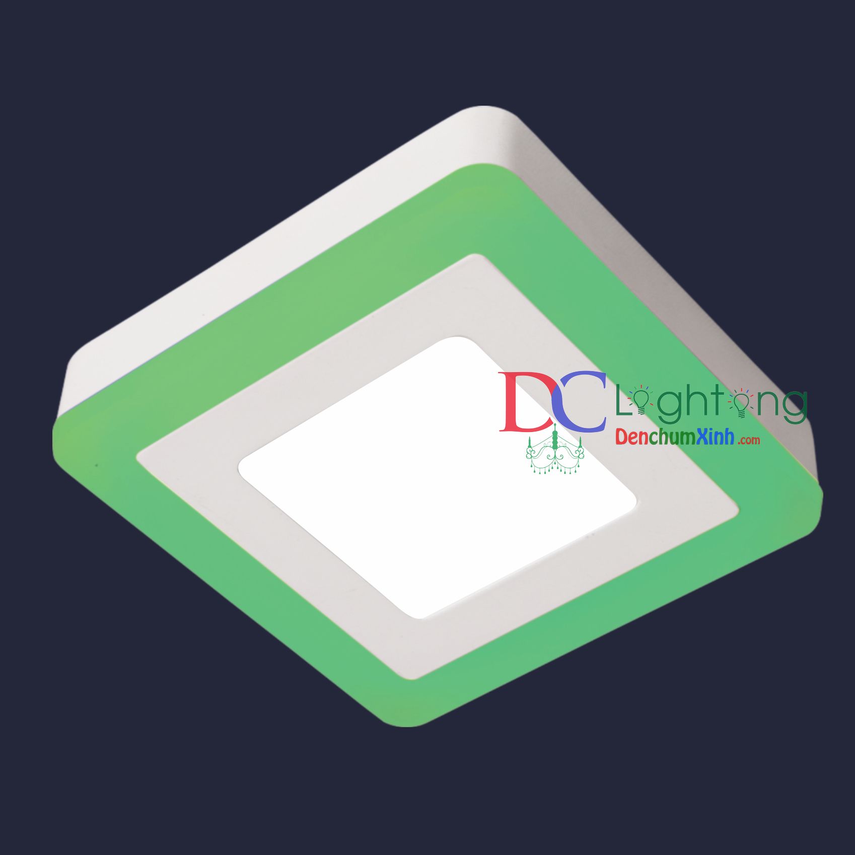Đèn ốp Nổi Viền Led - Hàng Cty DCX590  ( 12+6w )