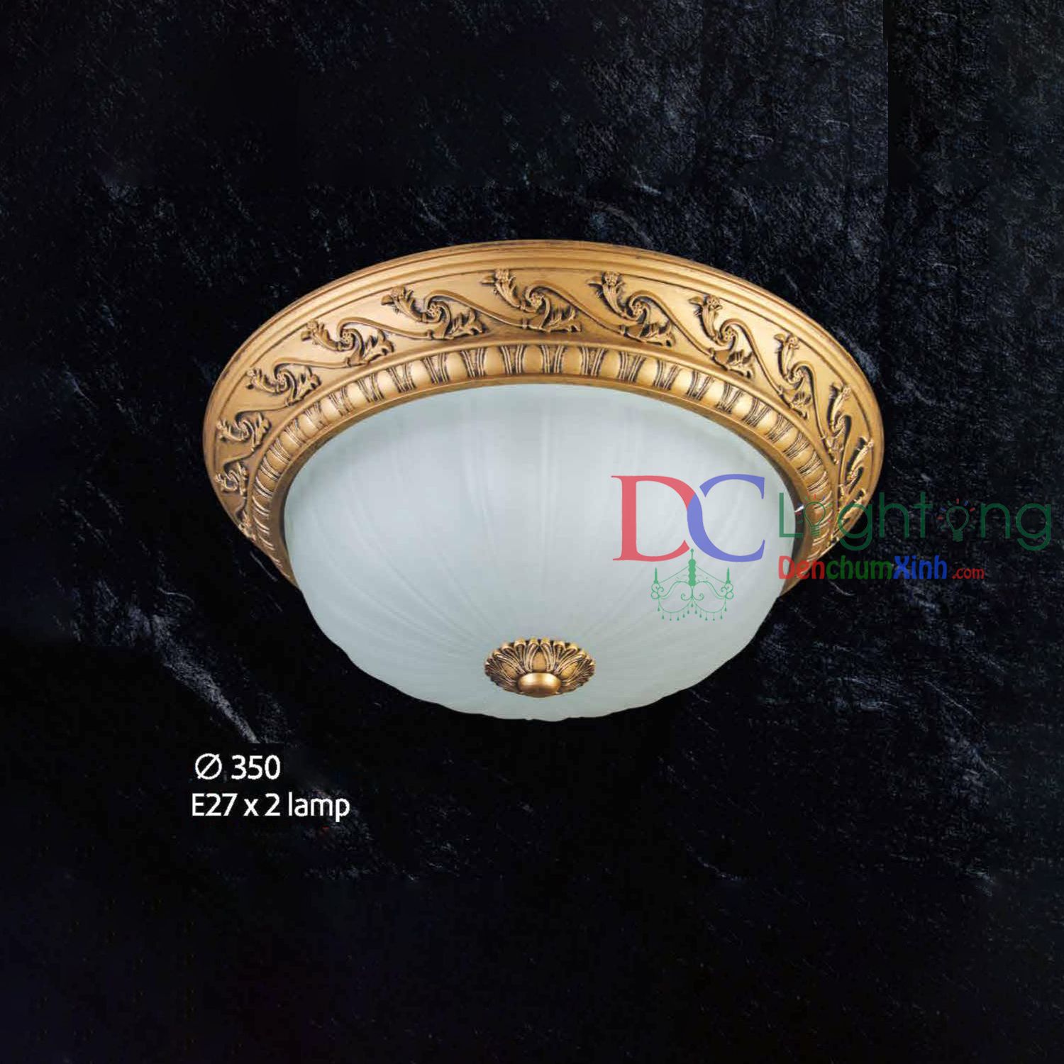 Đèn Ốp Trần Ban Công DCX8006 ( Rộng 35cm )