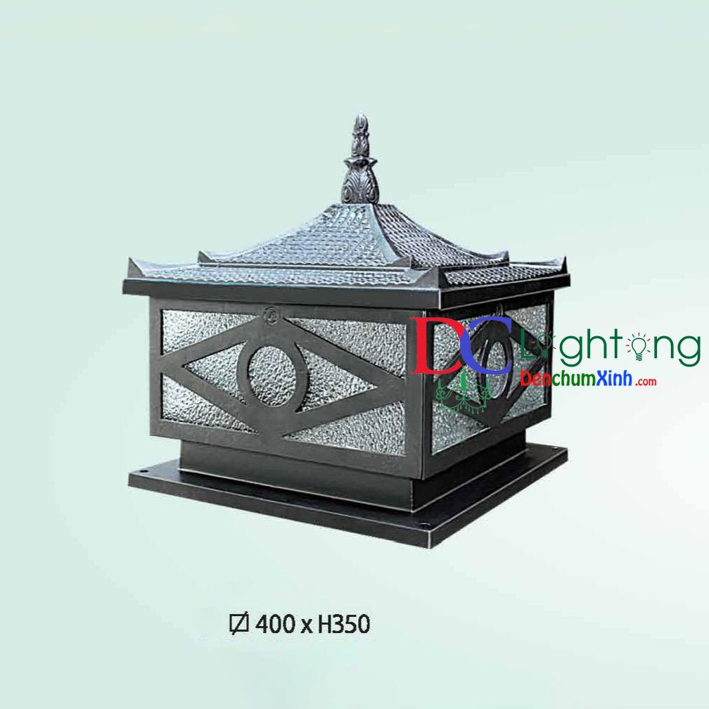 Đèn Trụ Cổng Ngoài Trời DCX404 ( size 40cm )