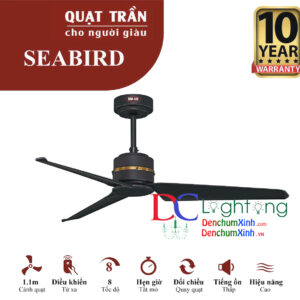 Quạt trần hiện đại trang trí phòng bếp - Quạt trần SEABIRD chính hãng - BH Động cơ 10 năm